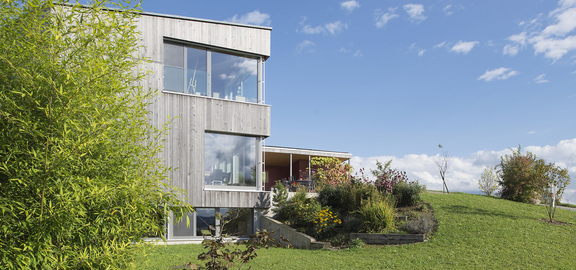 Maison familiale écologique ossature bois, Suisse