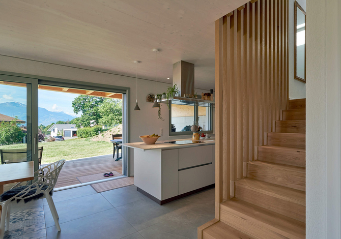 Petite maison en bois en Valais